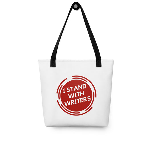 I Stand With Writers tote bag