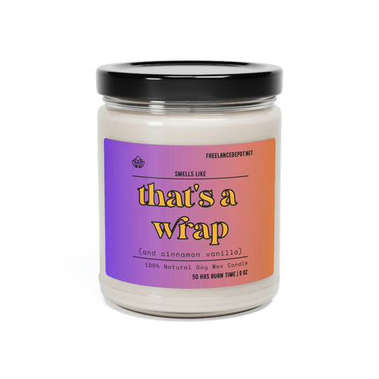 That's A Wrap, 9oz Scented Soy Candle