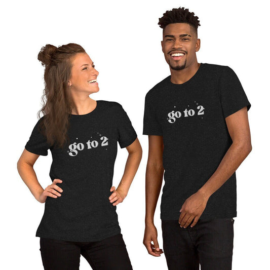 Go to 2 unisex shirt - fun film and tv industry tee for crew, men or women channel two walkie check