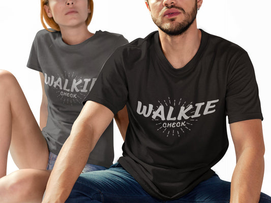 Walkie Check unisex shirt - fun film and tv industry tee for crew, men or women
